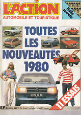 L'ACTION AUTOMOBILE N°226 R5 "80" / 505 GR /OPEL COMMODORE / LADA 1600 / SUNBEAM