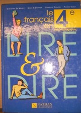 Lire et dire Le français en 4e technologique Nathan technique - Manuel scolaire