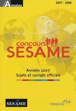 Concours sesame : Annales