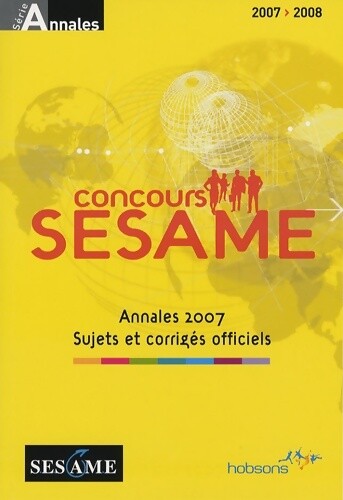 Concours sesame annales - concours, :
