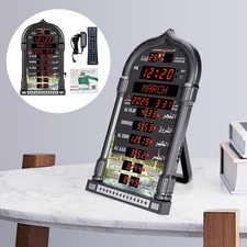 Black Azan Clock LED Muslim