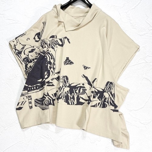 Col pull design jacquard - , coton