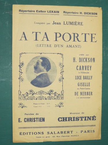 Partition chant a ta - partition,