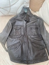 BLOUSON CUIR MARRON DEVRED