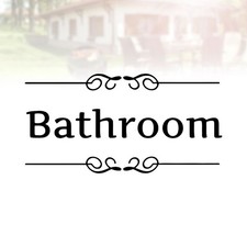  4 Pcs Décoration Toilette Stickers Abattant Wc Autocollant Mural De Salle Bain