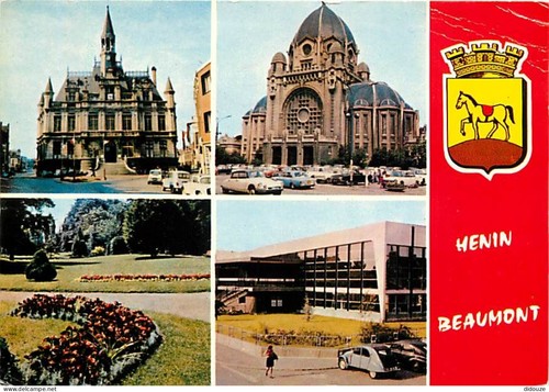 Carte postale hénin - carte,
