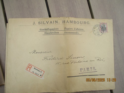 Perfin timbre perfore - timbre, lot