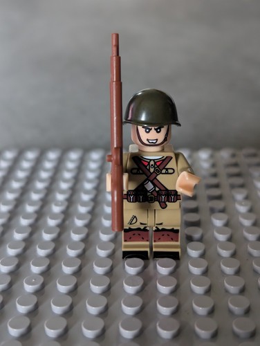 Ww2 brick russian soldier - ww2, brick,