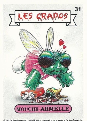 Carte les crados mouche - carte, crados"