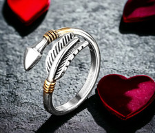 Bague Flèche Celtique pour Femme - Redimentionnable - en Argent Sterling 925