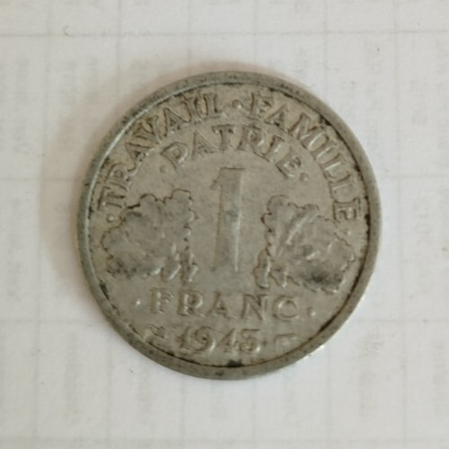 Pièce franc 1943 - 1,