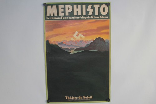 Affiche anti nazi théâtre - nazi,