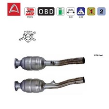 Catalyseur arrière pour VW Bora Golf IV - 1.6 FSI (1598 cm3)