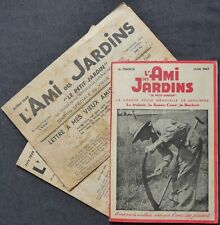 L'ami des jardin revue et journaux années 40