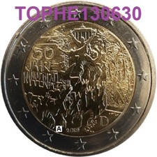ALLEMAGNE 2 EURO COMMÉMORATIVE 2019 "MUR DE BERLIN" ATELIERS A