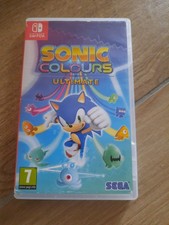 Boite Vide : SONIC COLOURS ULTIMATE Nintendo Switch (No Game)