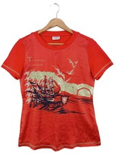 SPORTALM T-shirt imprimé Dames Haut T EU 36 rouge style décontracté