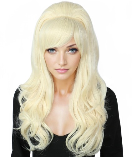 Longue perruque blonde - longue,