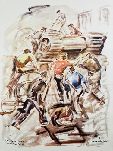 Rare libération paris 1944 - libération,
