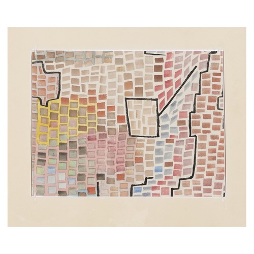 Affiche mosaïque abstraite - mosaïque,