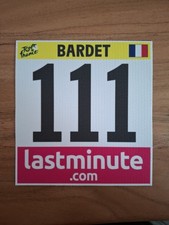 Dossard cyclisme  TOUR DE FRANCE 2022. Romain BARDET.