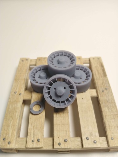 Lot jantes pour maquette - de,