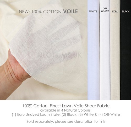 Tissu voile coton pour - tissu, de