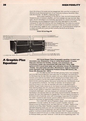 Adc sound shaper three - adc,