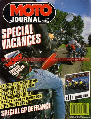 Moto journal 856 honda vt - moto,