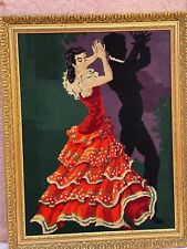 Tableau canevas représentant une danseuse de flamenco