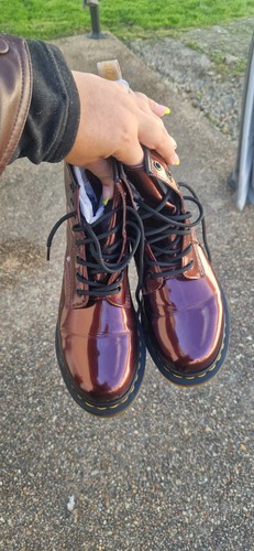 Chaussure martens bordeaux - dr,