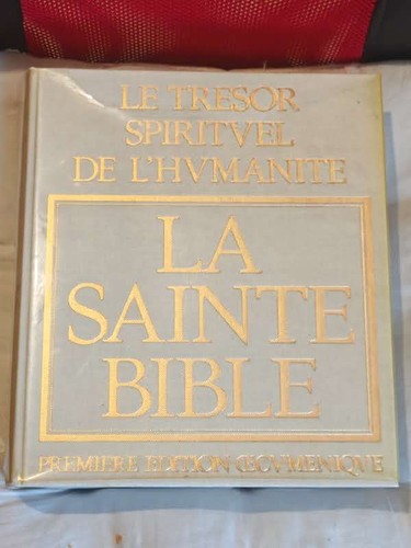 Sainte bible 1er édition - bible,