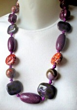 collier de grosses perles