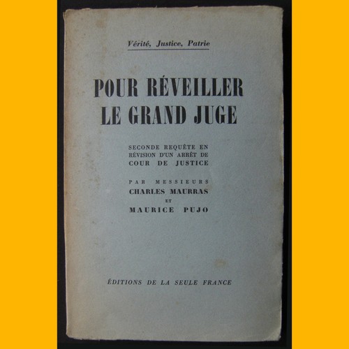 Pour réveiller grand juge - le,