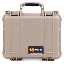 Tan Pelican 1400 case with