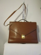 sac cartable rep'style cuir camel