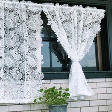 1X Dentelle Fenêtre Rideau