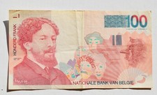 Billet → 100 francs  belge /