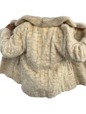 Manteau Femme D'hiver A Fourrure De Vison Taille S 