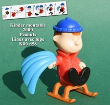 Kinder montable 2000, Peanuts, Linus avec luge K00 n58 + BPZ