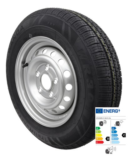 Roue complète 155 80r13 84n - roue,