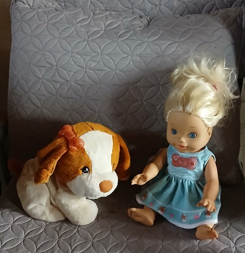 Poupée chien interactif - poupée, et