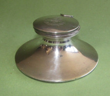 Encrier Argent Massif Anglais