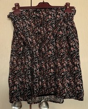 Jupe femme Taille 38, marque Promod, doublée multicolore, avec ceinture amovible