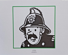 Ex-Libris Tintin Le Pompier