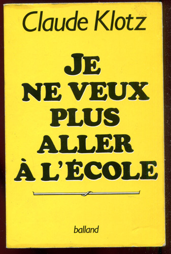 Claude klotz veux plus - ne,