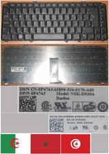 CLAVIER QWERTY ARABE DELL 1520 1525 1545 NSK-D930A NSK-D920A 0P474J 0YR966