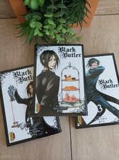 Lot 3 mangas Black Butler n° 1 à 3 kana Bande dessinée BD
