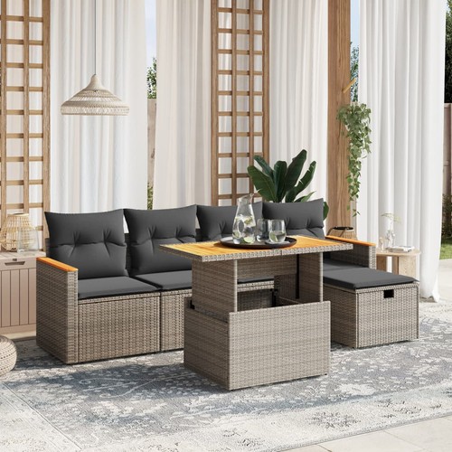Salon jardin avec - avec, coussins