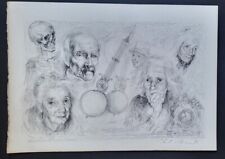 BREL MORETTI litho LES VIEUX